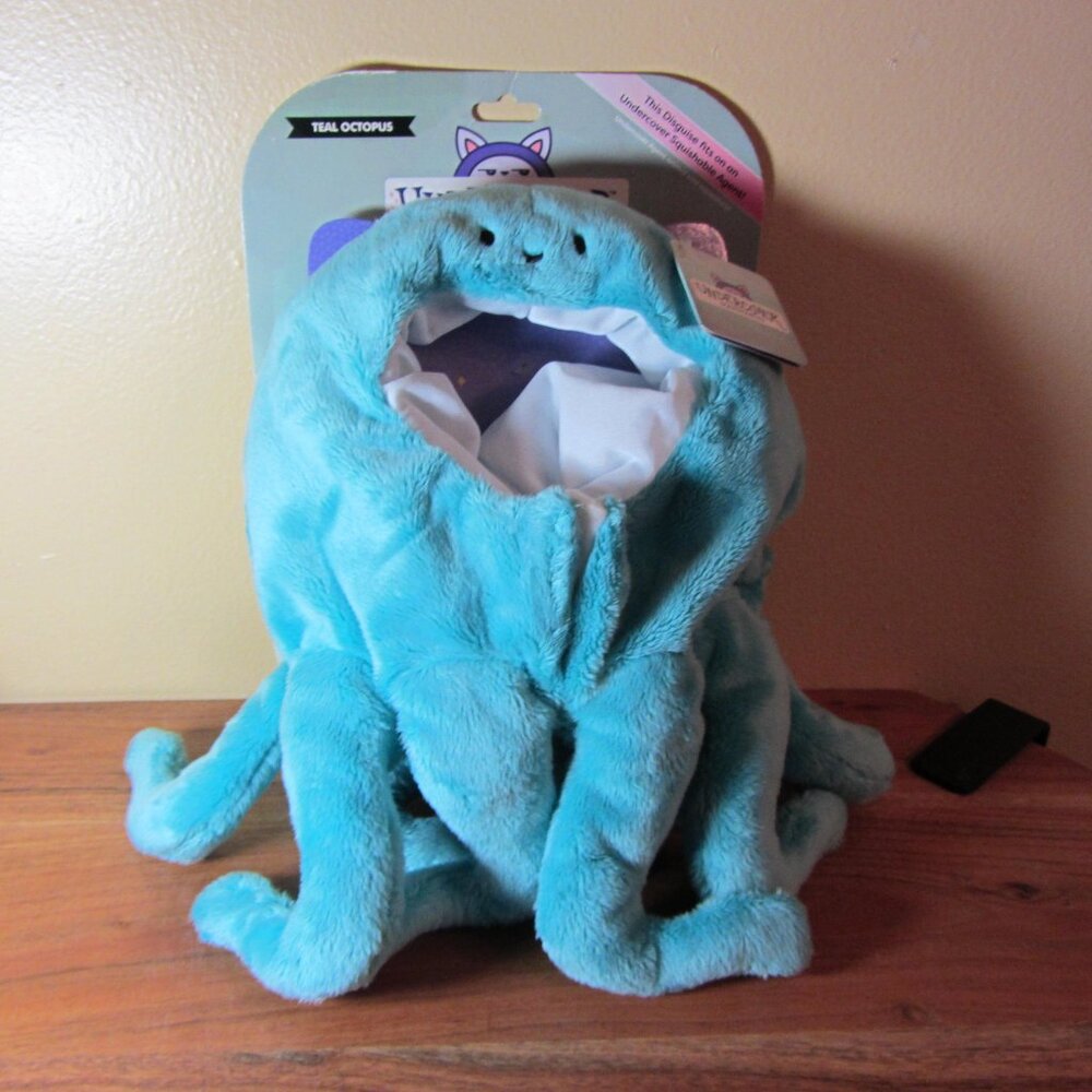 SALE* plush undercover squishables teal octopus costume disguise NIP (w2205)